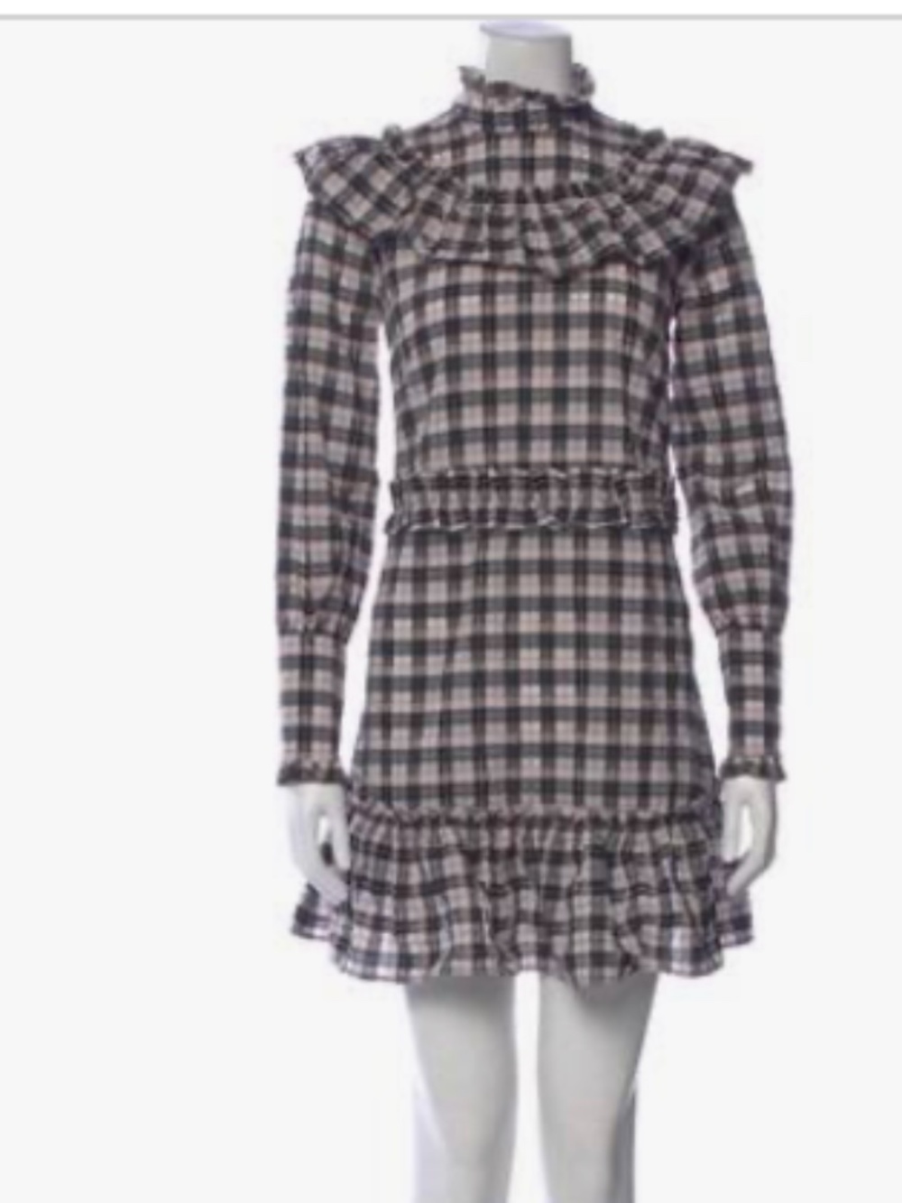 Ganni Searsucker Dress